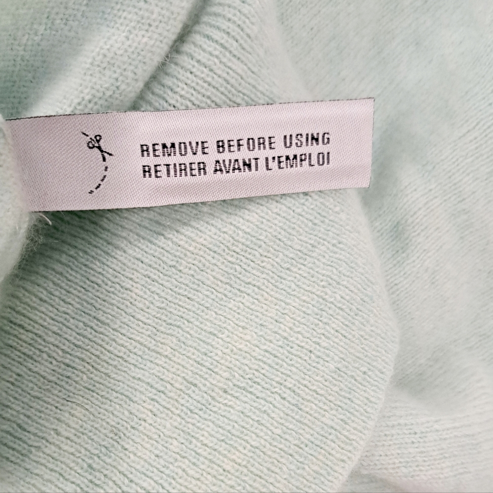LORD & TAYLOR Mint Green Cashmere Cardigan Sweater - Picture 15 of 15